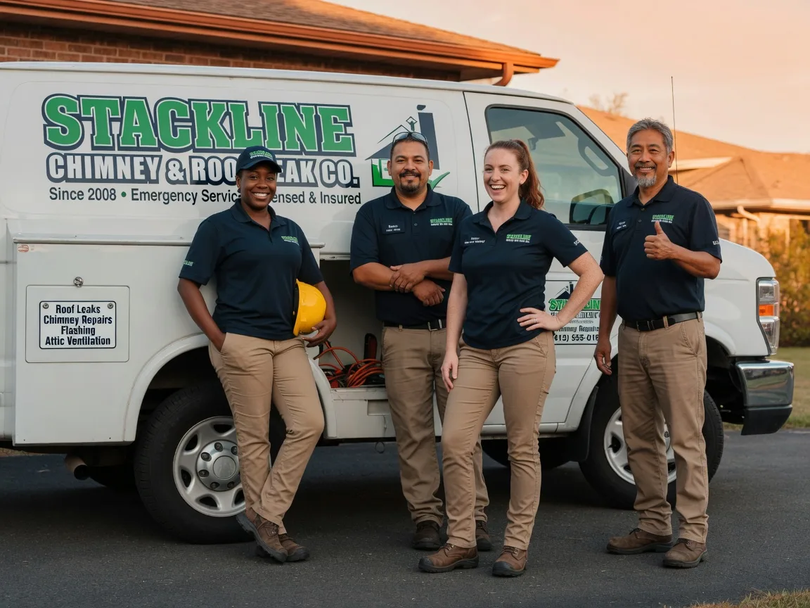 Chimney flashing repair company in Coldspring, TX